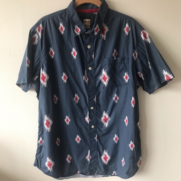 Mossimo Supply Co. Other - Aztec Short Sleeve Button Down Shirt